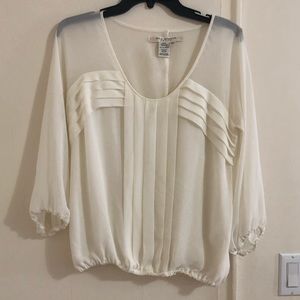 Off white blouse!!